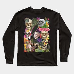 Tropical Day of the Dead Long Sleeve T-Shirt
